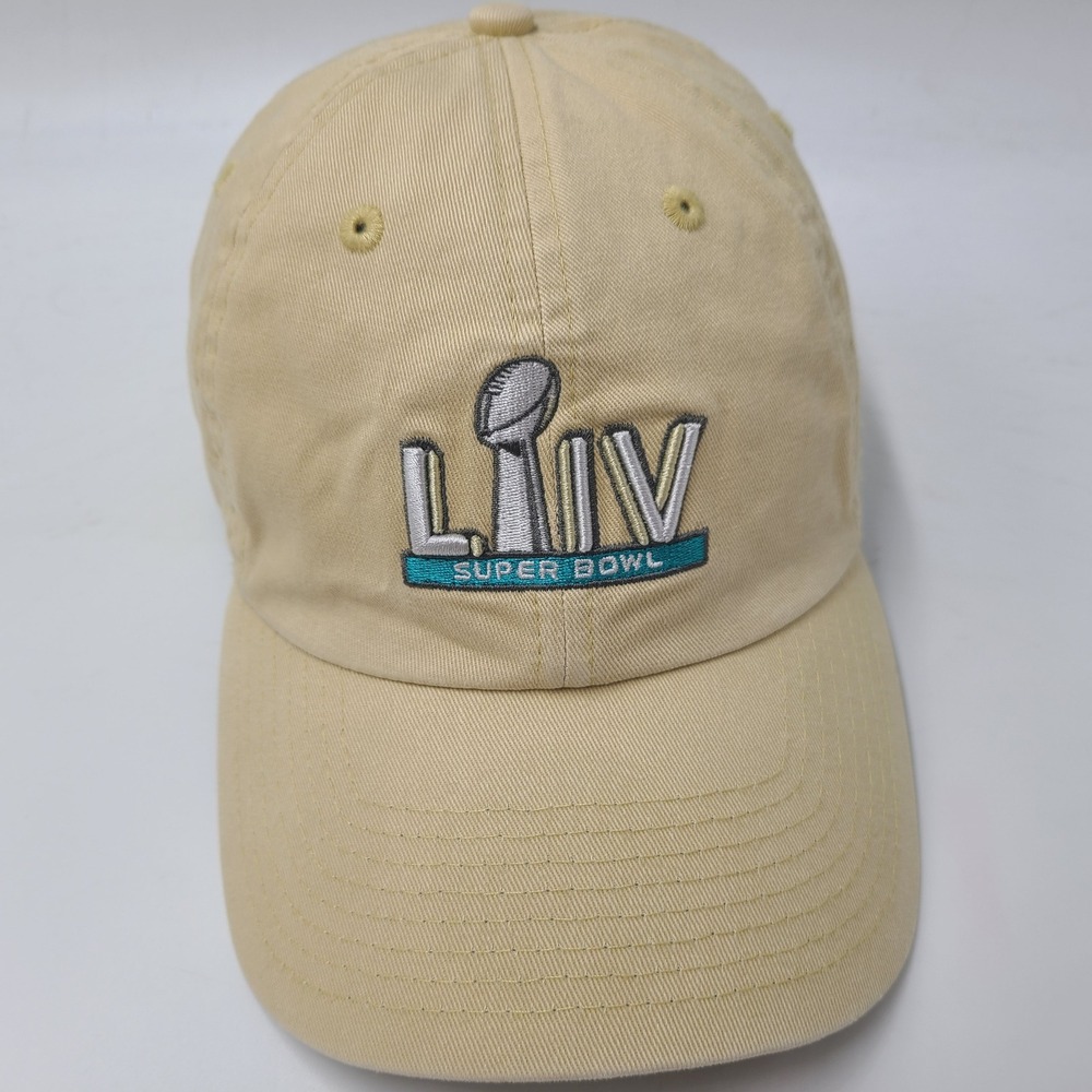 Super Bowl LIV Hat Strapback New Era 9Twenty Yellow Blue NFL Football Miami Men